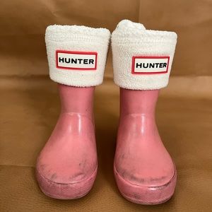 Hunter Boots Pink size 6